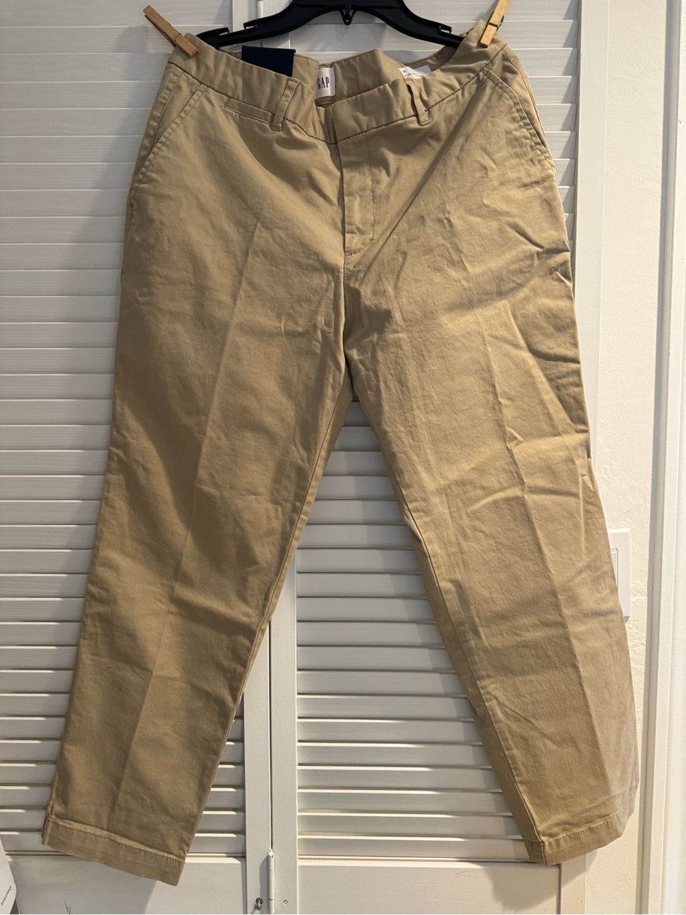 NWT! GAP Women's Slim City Crop Light Khaki Pants Size 10